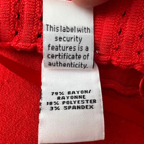 Diane Von Furstenberg DVF XS Perry Chilli Pepper Red Fit & Flare Bandage Dress - Picture 7 of 8